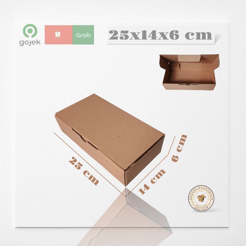 

kardus ukuran 25x14x6 cm die cut model pizza