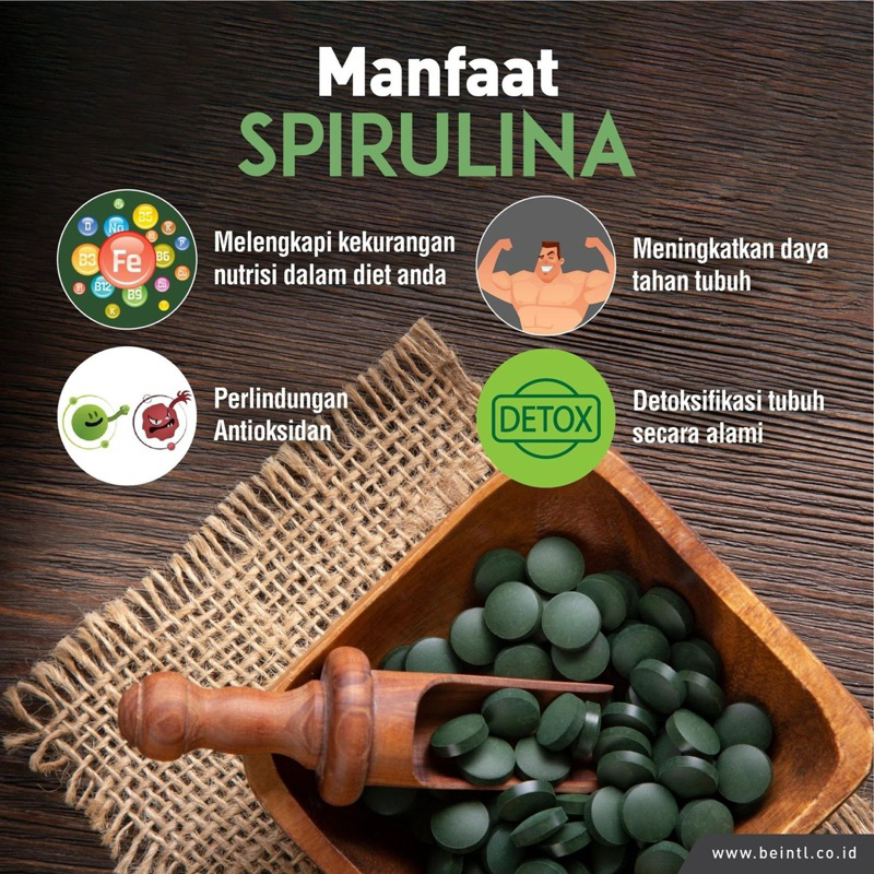 (READY STOCK) BPOM SPIRULINA ,SPIRULINA BELIXZ ,ORGANIC SPIRULINA ,SPIRULINA 3000pc ,SPIRULINA 500pc