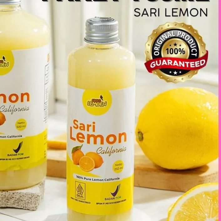 

Sari Lemon asli California by suur lemoen membantu membakar lemak Diet Detox Bpom