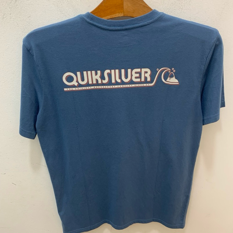 Kaos Pria Quiksilver Original Retro Bubble New