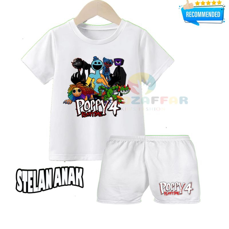 BAJU KAOS STELAN ANAK POPPY PLAYTIME CHAPTER 4 BAJU ANAK POPPY PLAYTIME 4 KARAKTER