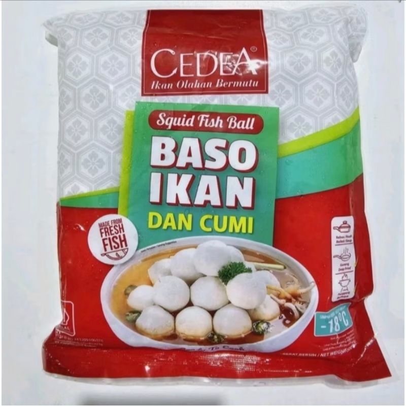

Cedea bakso ikan dan cumi / Baso ikan premium / fish squid ball