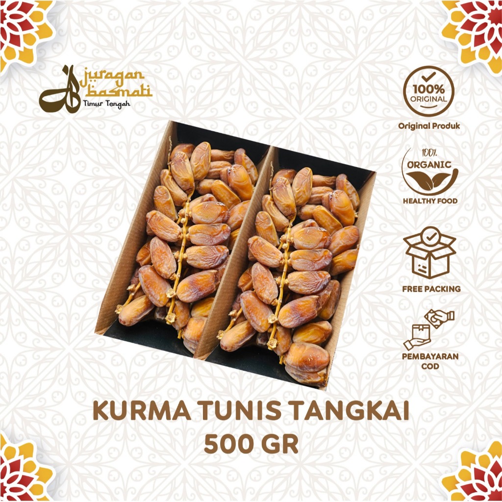 

RB Kurma Tangkai Tunisia Palm Fruit Palm 500gr