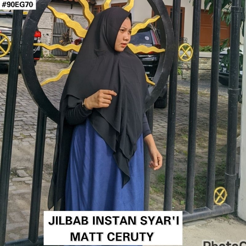 JILBAB INSTAN SYAR'I MATT CERUTY