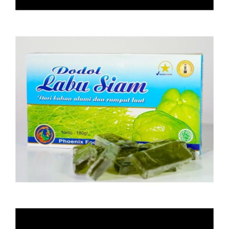 

dodol Rumput laut Labu Siam BOX 160gr