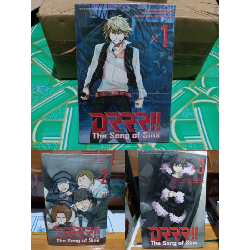 Komik Drrr the song of sing 1,2,3 segel / komik Drrr the song of sing vol 1,2,3 segel