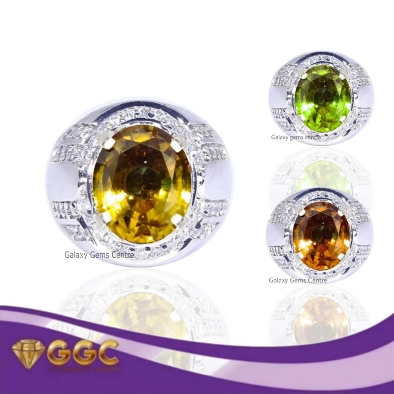 Cincin Batu Zultanite Color Change Diaspore