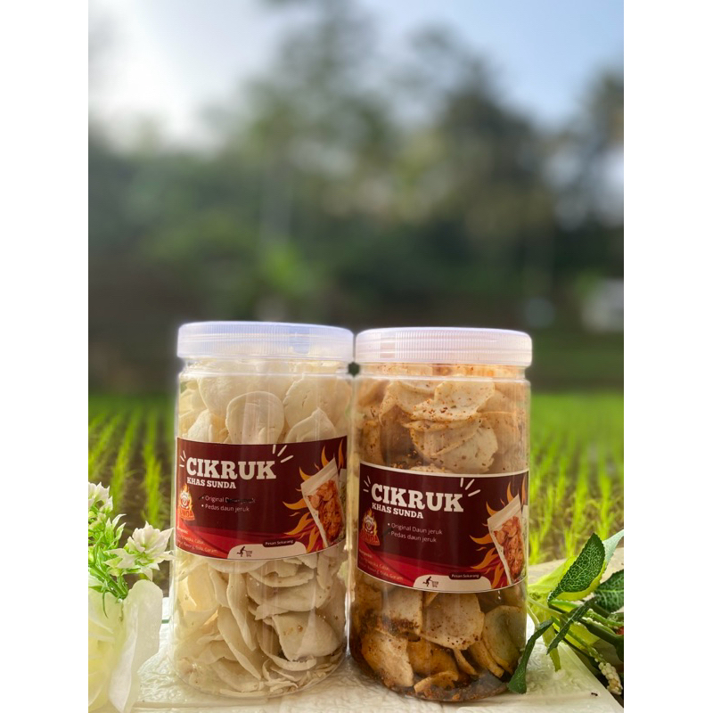

Cemilan Cikruk 250gram Khas sunda Toples Cemilan praktis