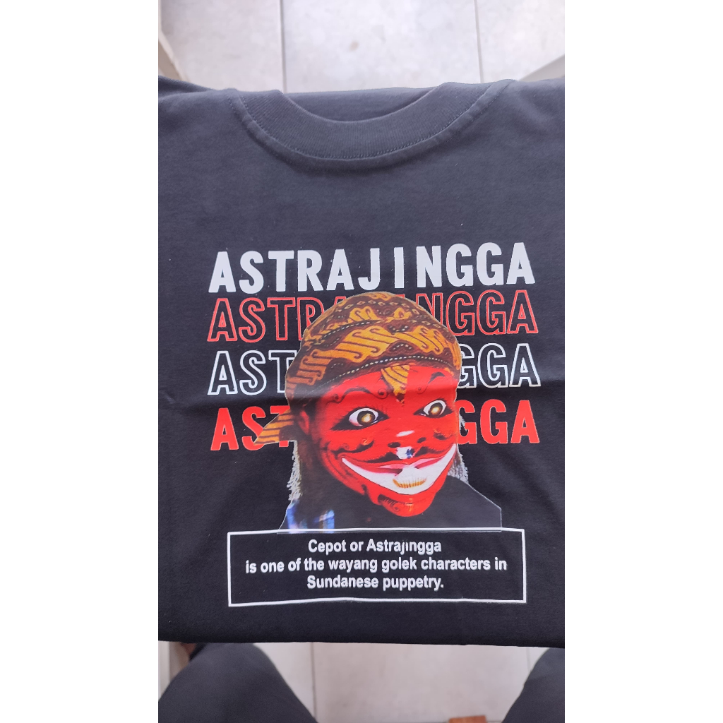 Kaos Wayang Untuk Anak Cepot Ordinary