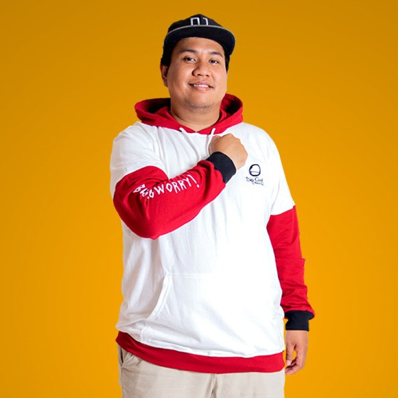 Big Oret Hoodie Big Size / Merah Putih