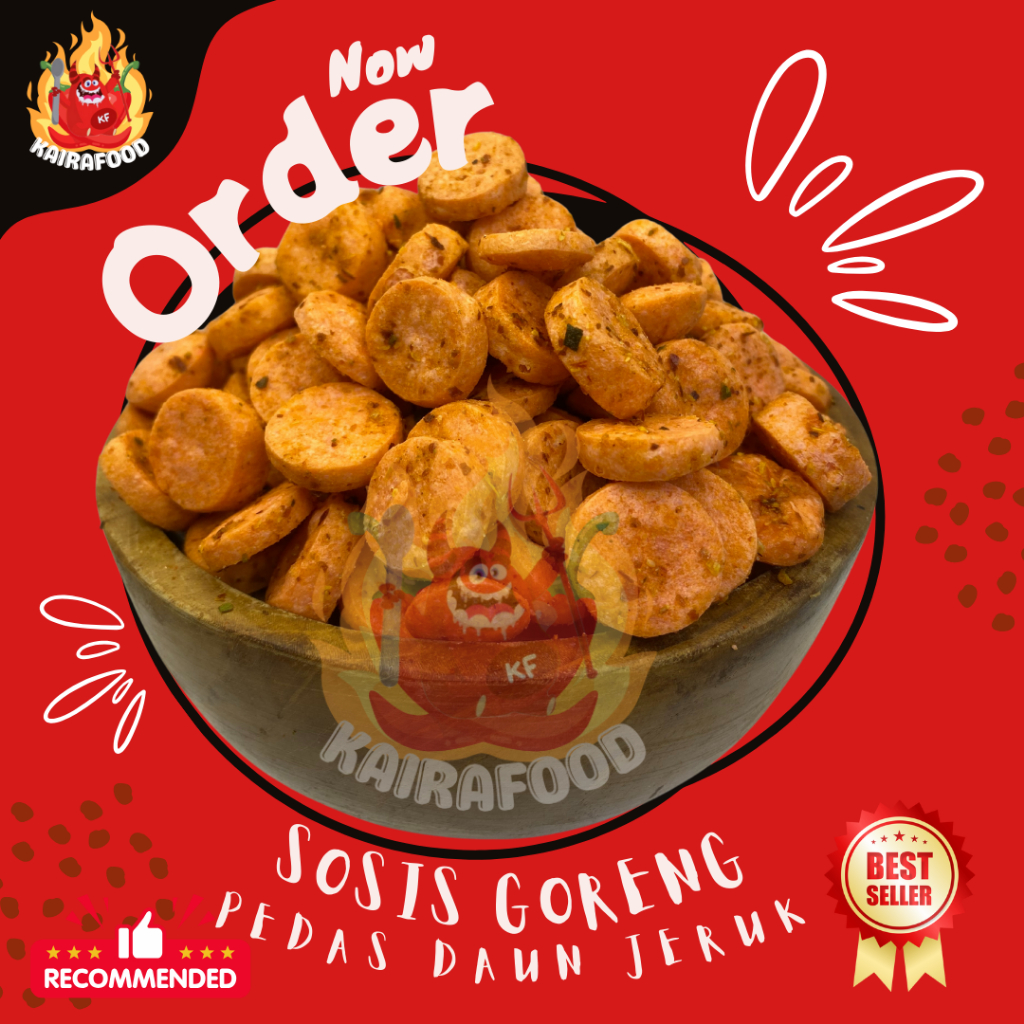 

500 GR SOSIS GORENG PEDAS DAUN JERUK | SOSRENG