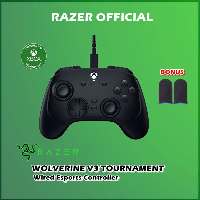 Razer Wolverine V3 Tournament Edition GamePad Wired Esports Controller For Xbox & Pc Game Pad Joysti