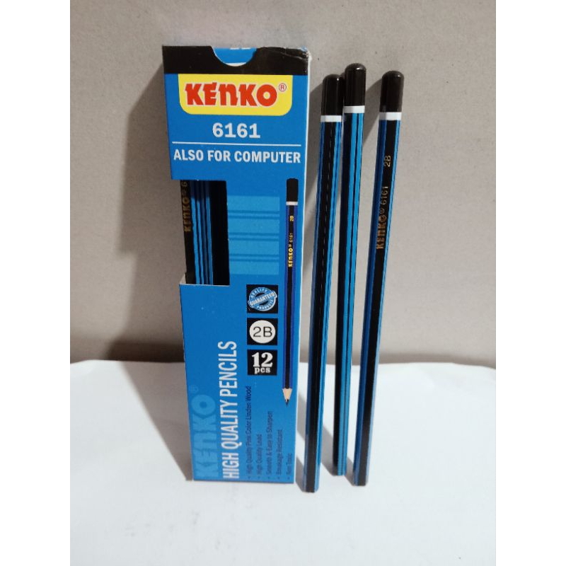 

1 Kotak isi 12 Pcs Pensil 2B Kenko 6161Also For Computer