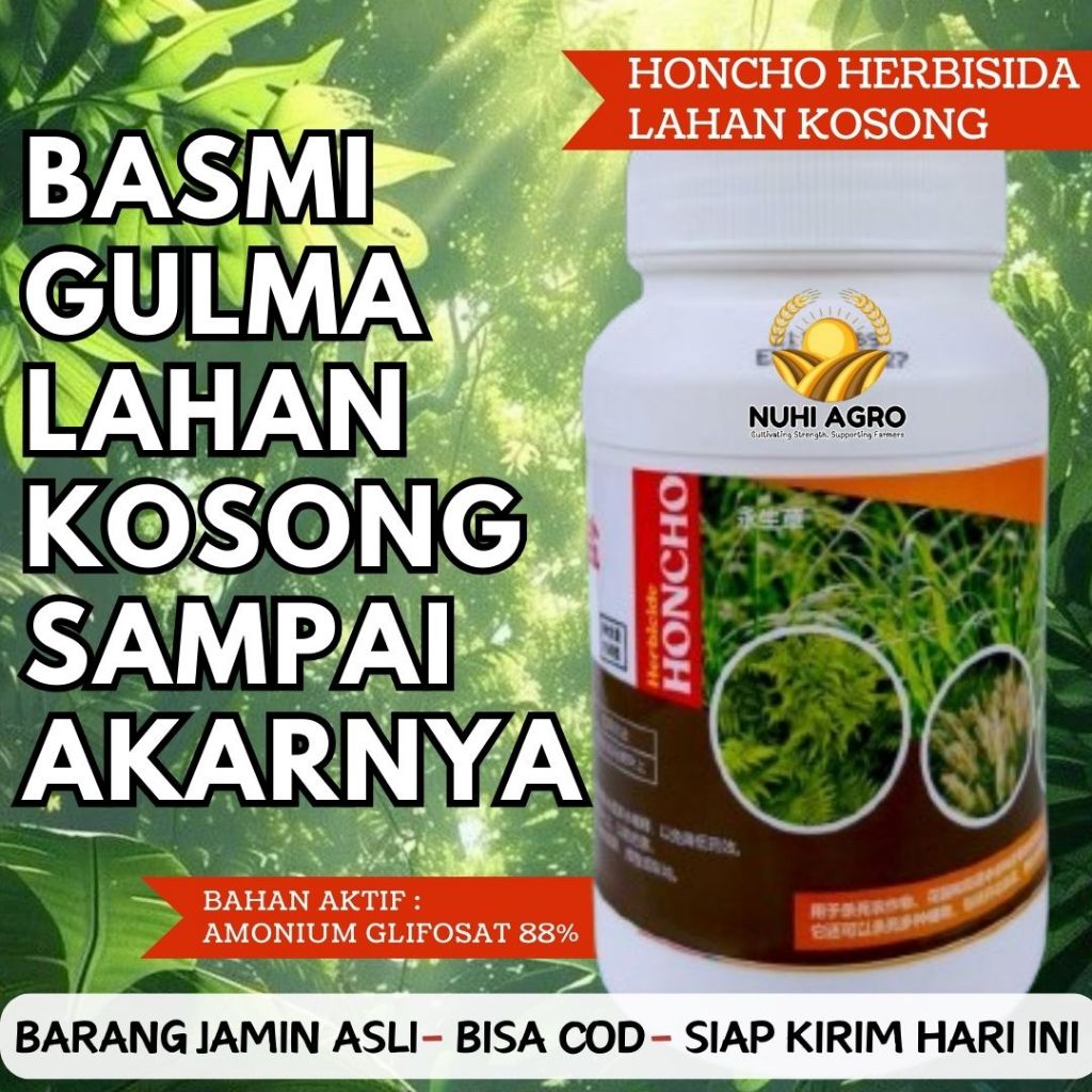 HONCHO HERBISIDA Obat Pembasmi Rumput Liar Ampuh Sampai Akar Herbisida Sistemik Khusus Lahan Kosong