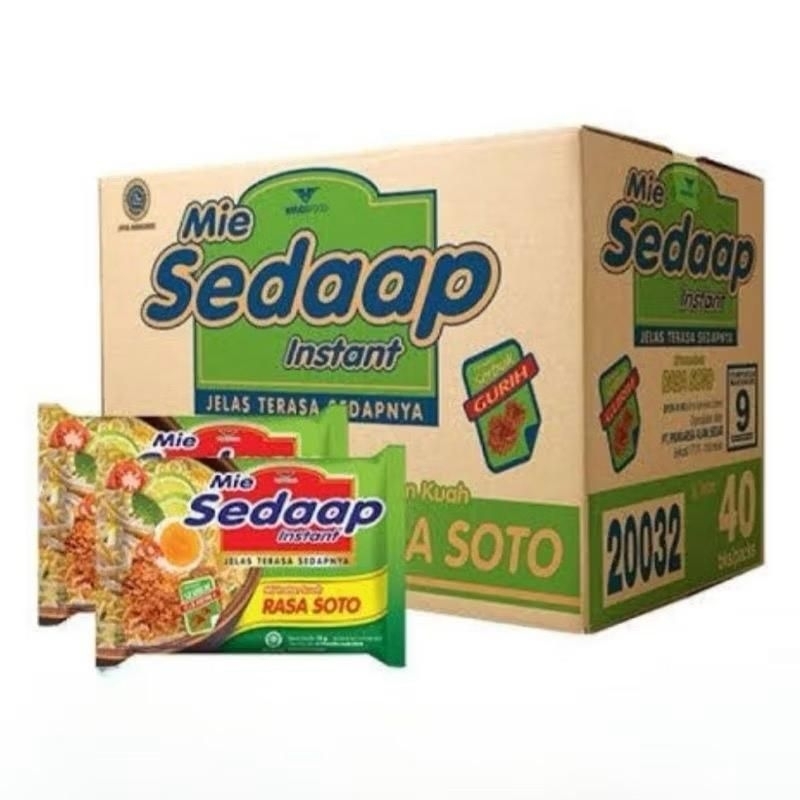 

Mie Sedaap Goreng dan Soto 1 Dus