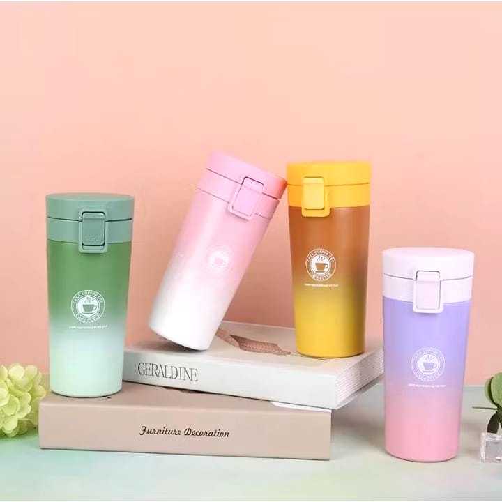 Travel Mug / Termos / Termos Mini / Tumbler / Termos Tempat Minum Kopi Teh Travel Mug Tahan Panas Da