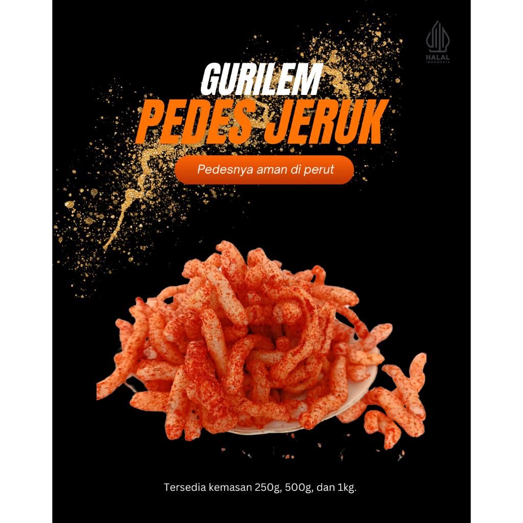 

Gurilem Pedes Jeruk 250g - SnackTime