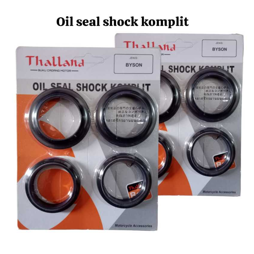 Oil Seal Shockbreaker Komplit Seal Shock Depan Only 1 Lembar Yamaha BYSON R25 MT25 WR155 THALLAND