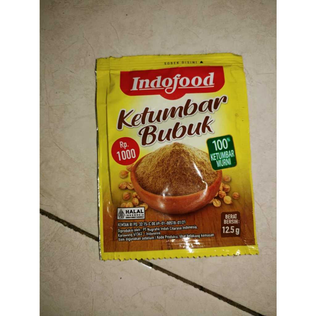 

Bumbu Bubuk Indofood | Lada Ketumbar Kunyit Bubuk Bijian Seribu