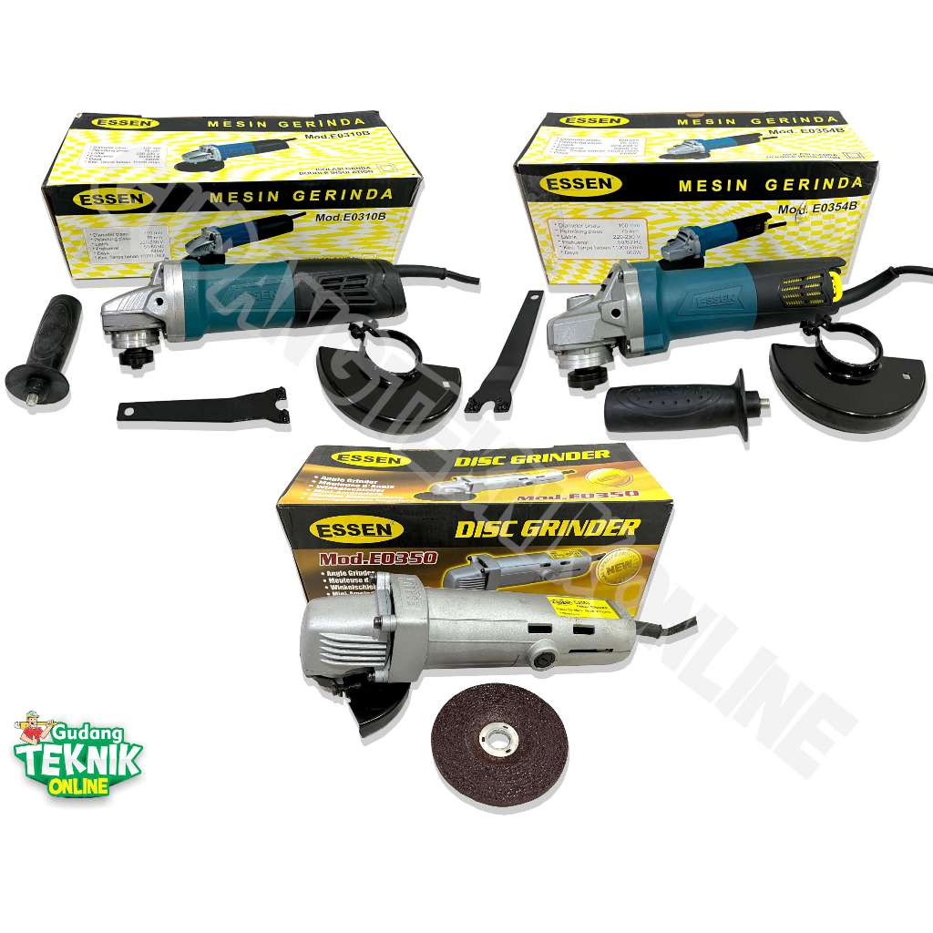 Mesin Gerinda Tangan 4" ESSEN E0-310B E0-350 E0-354B / Mesin Gerinda Tangan Listrik Gurinda Grinda A