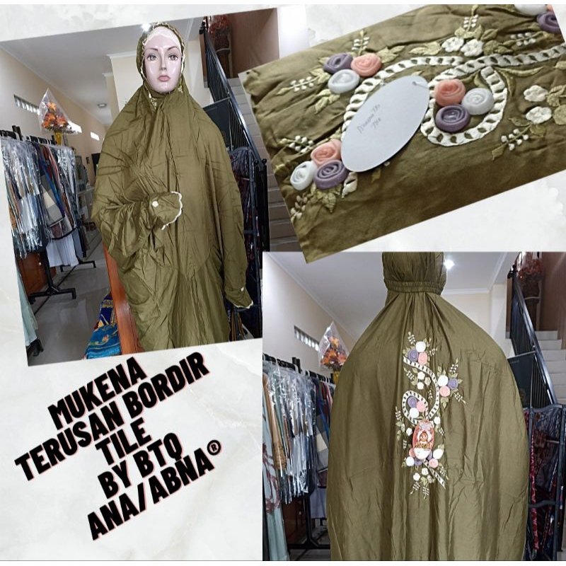 MUKENA TERUSAN BORDIR TILE