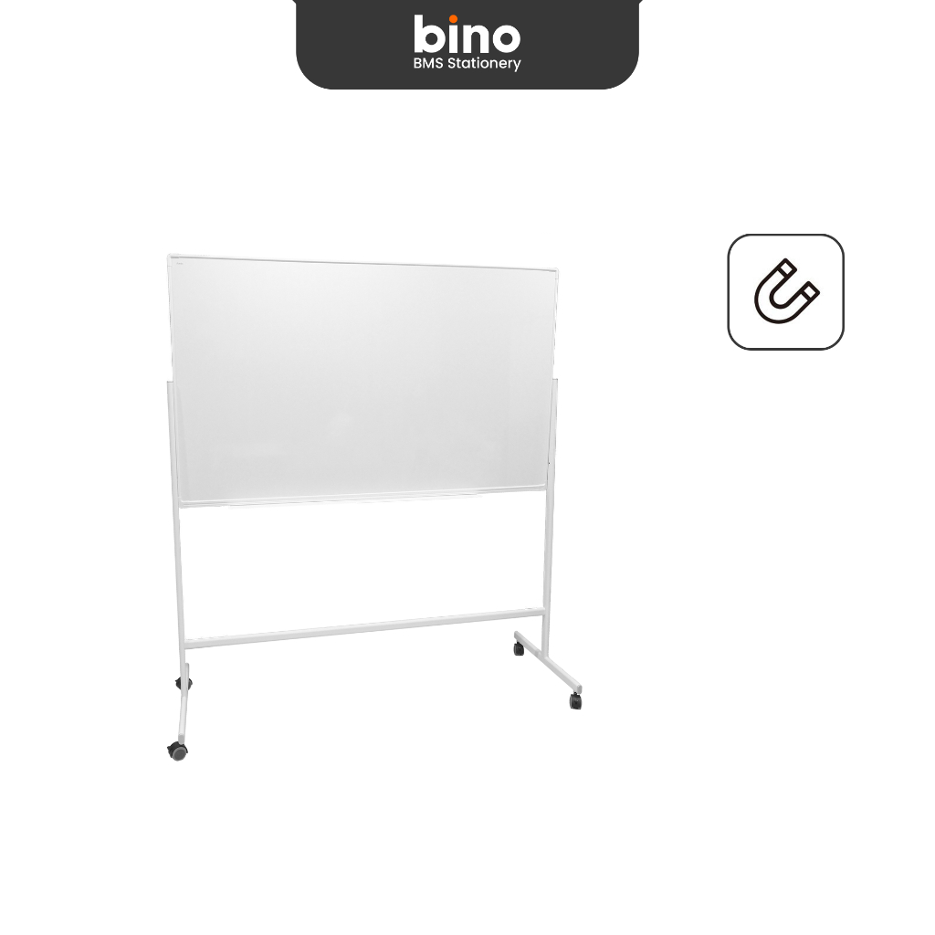 

[BMS Surabaya] Bantex Papan Tulis Putih Magnetik / Whiteboard Dengan Roda Ukuran Tinggi 90 cm
