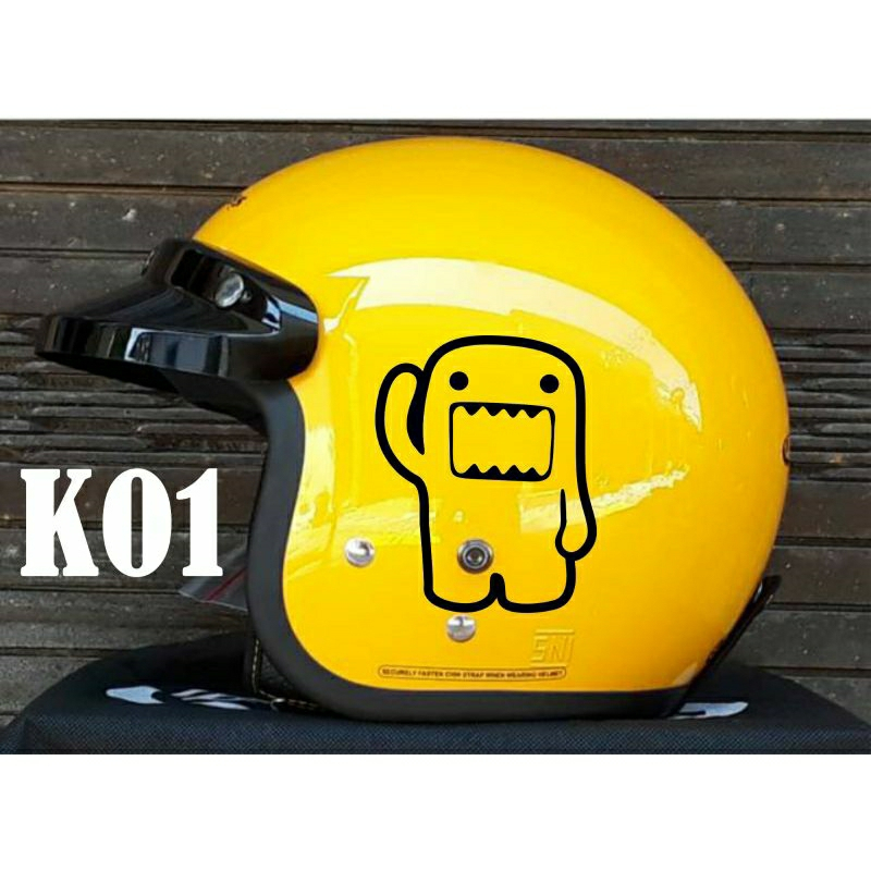 Sticker Helm Bogo Mochi terlucu