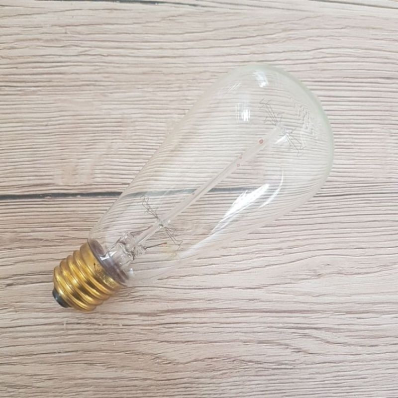Keka'Store Lampu Bohlam Edison Filament Non Led Pijar 40Watt