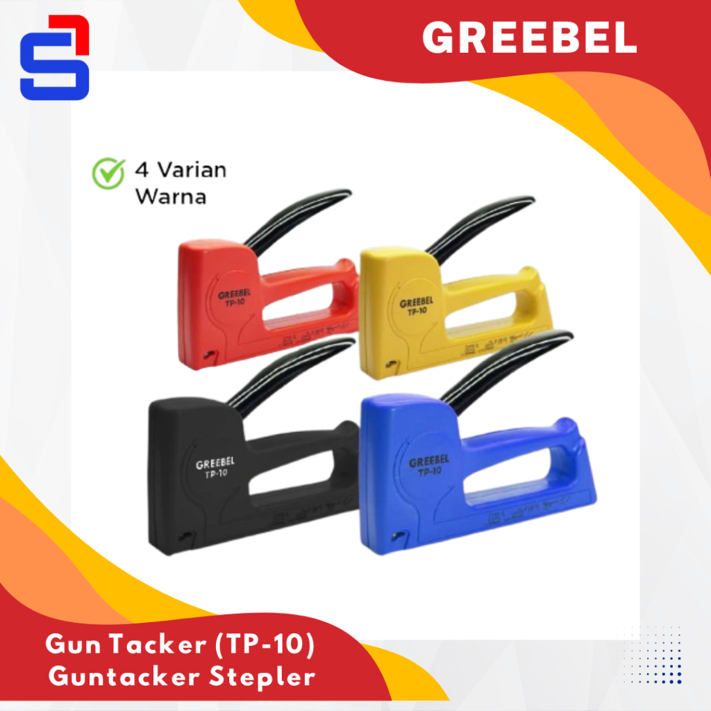 

GREEBEL Stapler Tembak / Gun Tacker (TP-10) Guntacker Stepler Staples Tembak