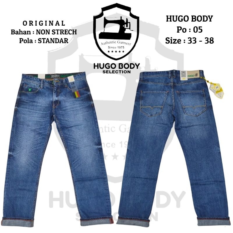 NEW Celana Hugo Body NON-STRETCH "JUMBO" ORIGINAL