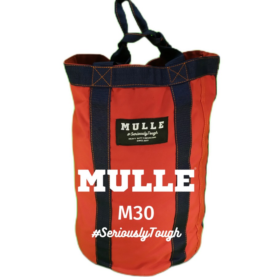 NEW MULLE M30 SCAFFOLDING CANVAS LIFTING BAG - TAS KLEM/CLAMP SWL 30KG - MERAH PK22