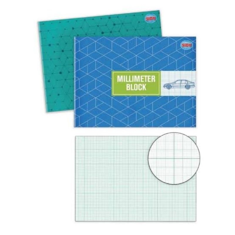 buku milimeter block ( ukuran folio )