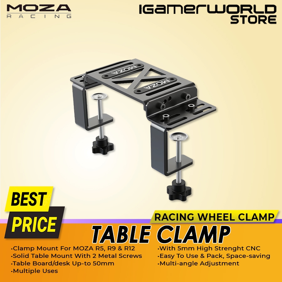 MOZA Racing Table Clamp Steering Wheel Table Clamp Direct Drive For Racing Simulator