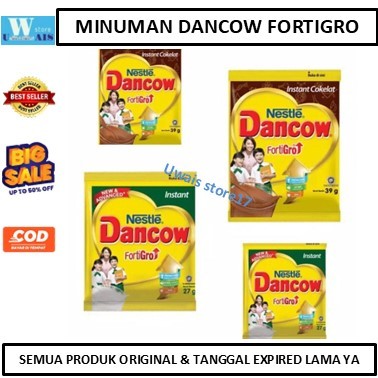 

Minuman Susu Dancow Fortigro Coklat / Putih DANCOW FORTIGRO Instan Sachet