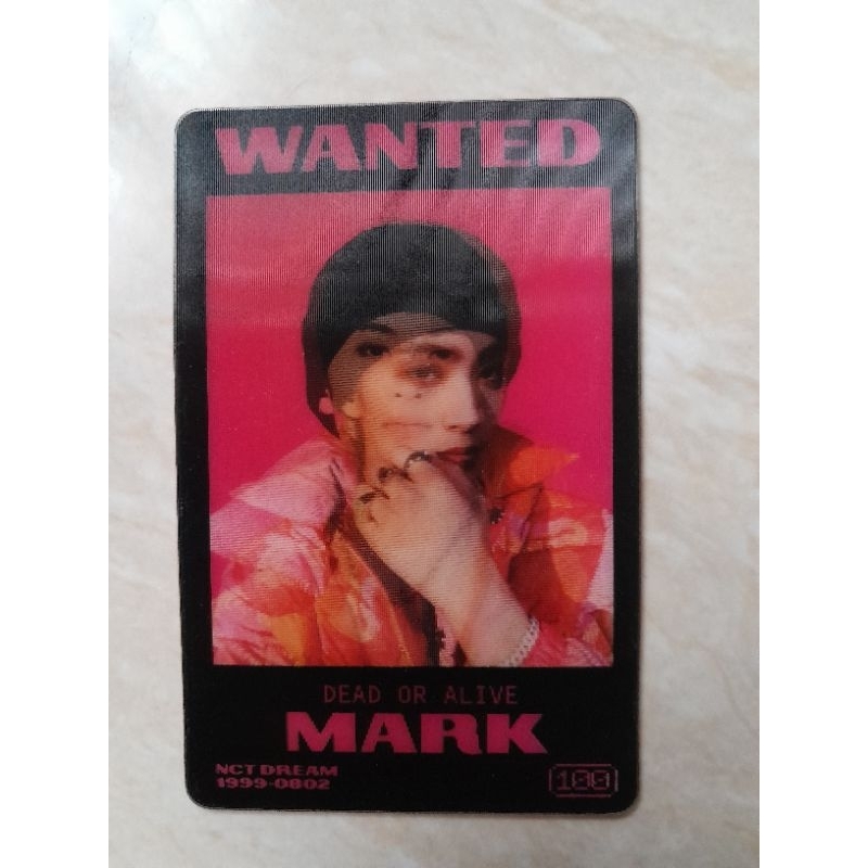 photocard lenti official NCT DREAM Mark glitch mode