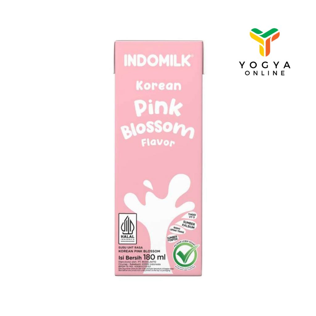 

Indomilk Korean Pink Blossom Uht 180Ml