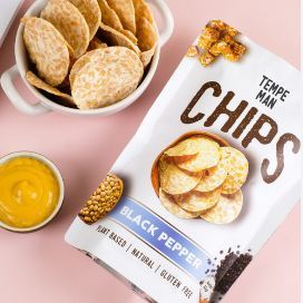 

Tempe Man - Tempe Chips Blackpepper Large 190Gr