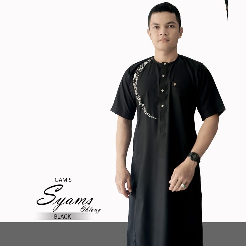 ARIVAL  GAMIS SYAMS LENGAN PENDEK by ATQIYA EXCLUSIVE/ GAMIS ATQIYA SAID LENGAN PENDEK / Gamis  Juba