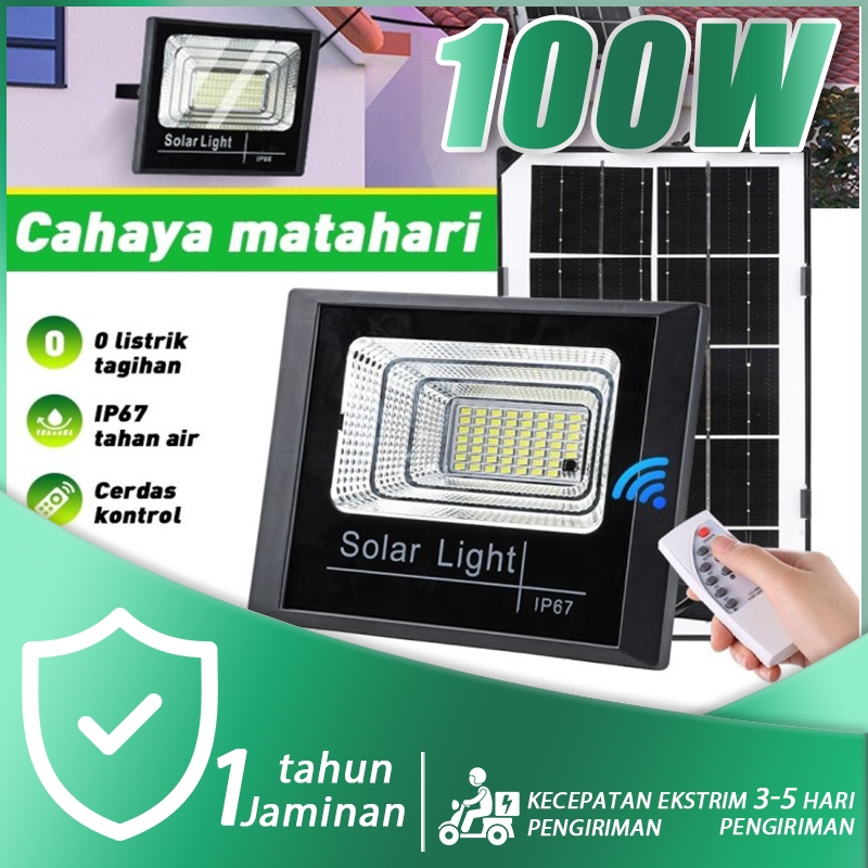 【Garansi 10 tahun 】lampu sorot tenaga surya Lampu tenaga surya outdoor lampu sorot emergency led Sup