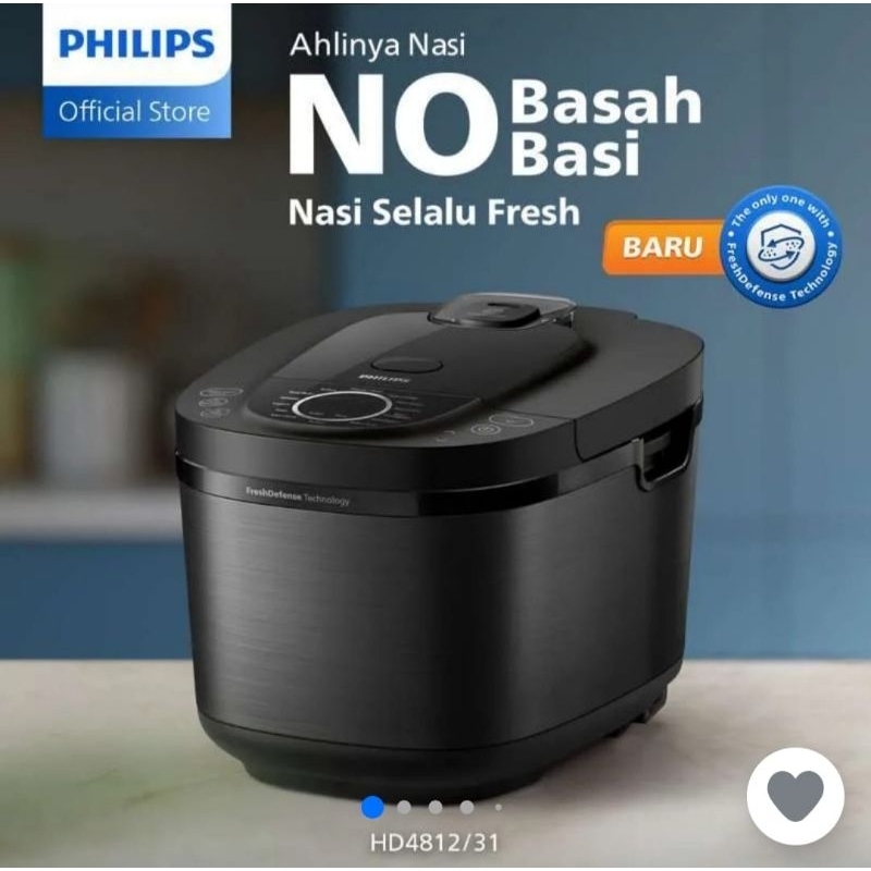 PHILIPS HD4812/31 RICE COOKER /Magic com PHILIPS 18 MENU MASAK HD4812/31 RICE COOKER New model HD481