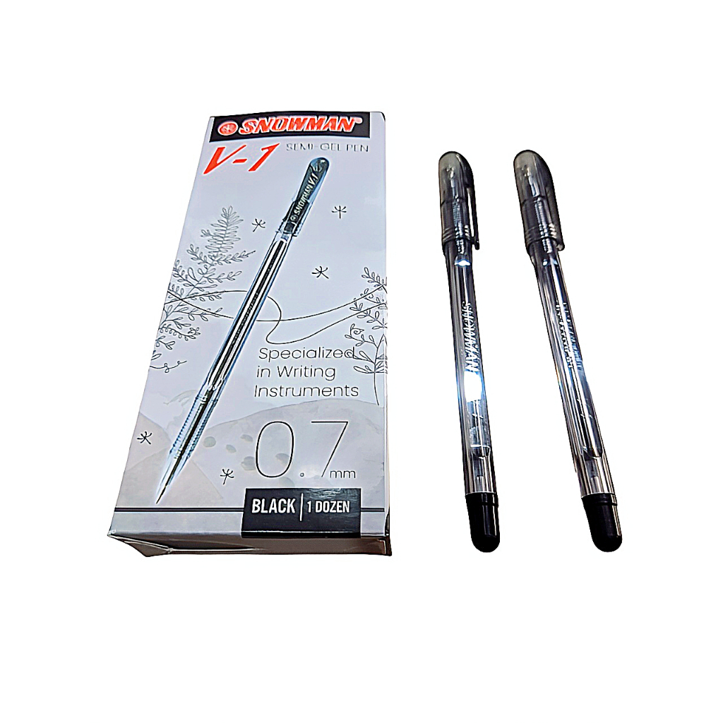 

Ballpoint / pulpen snowman v1