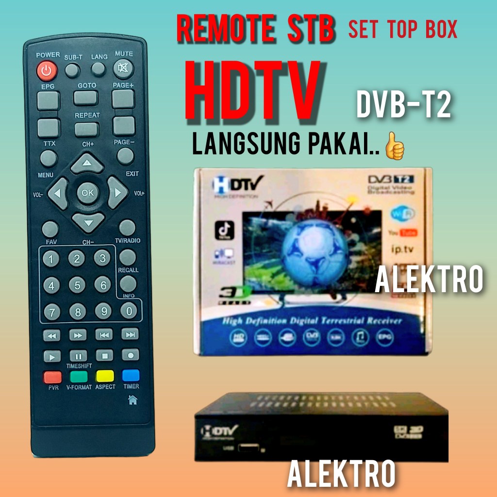 Remote stb hdtv set top box remot
