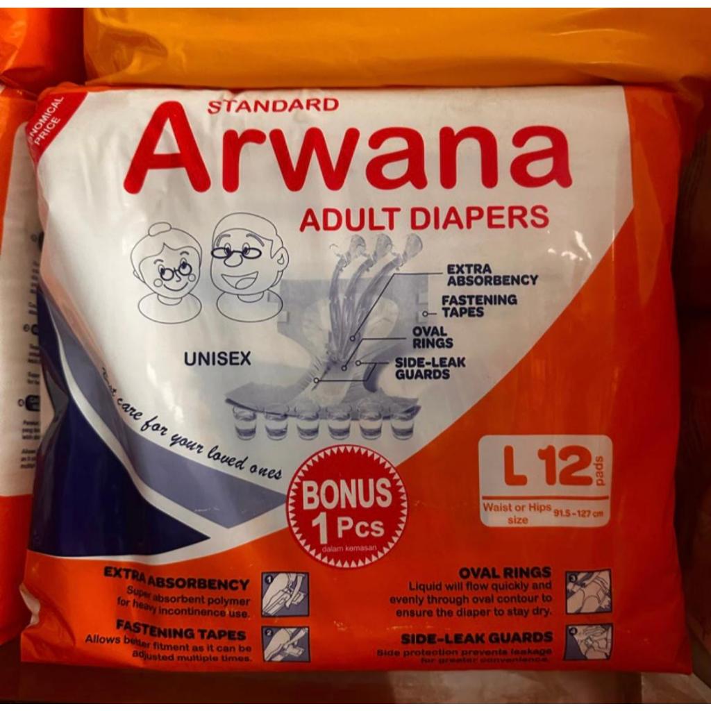 POPOK DEWASA PAMPERS ORANG TUA ARWANA ISI 13 PEMPES DEWASA POPOK ORANGTUA
