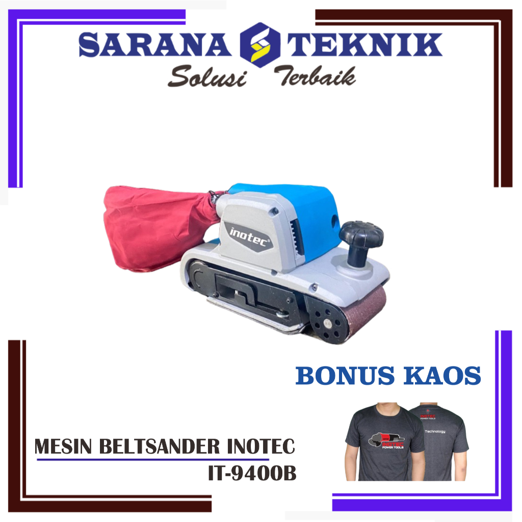 MESIN AMPLAS BELT SANDER / SELENDER INOTEC IT-9400B