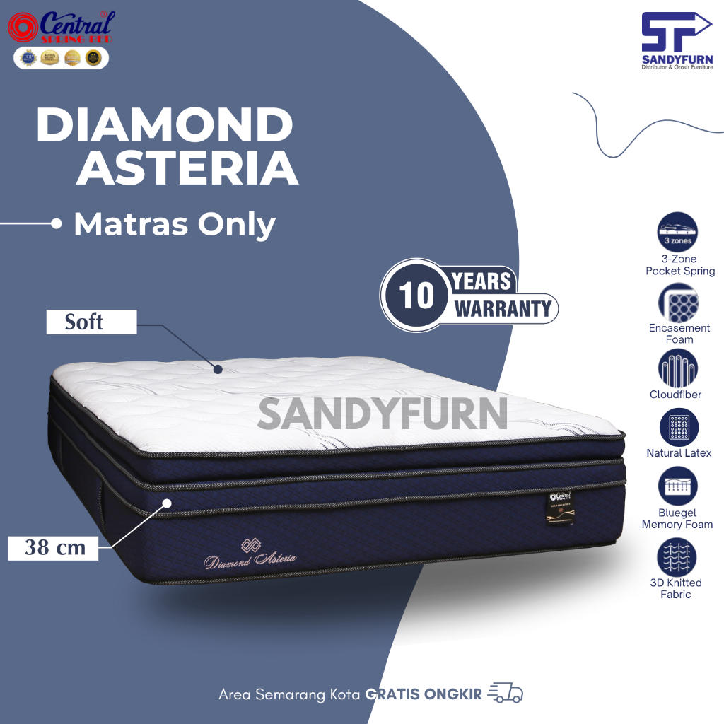 Central Springbed Diamond Asteria