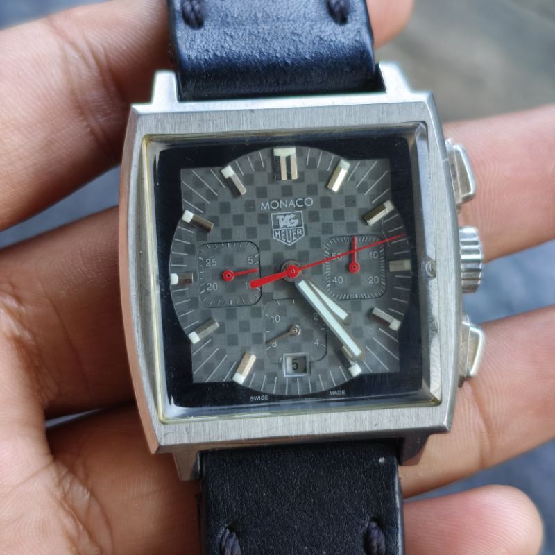 Jam Tag Heur Monaco Mesin Automatic kondisi normal