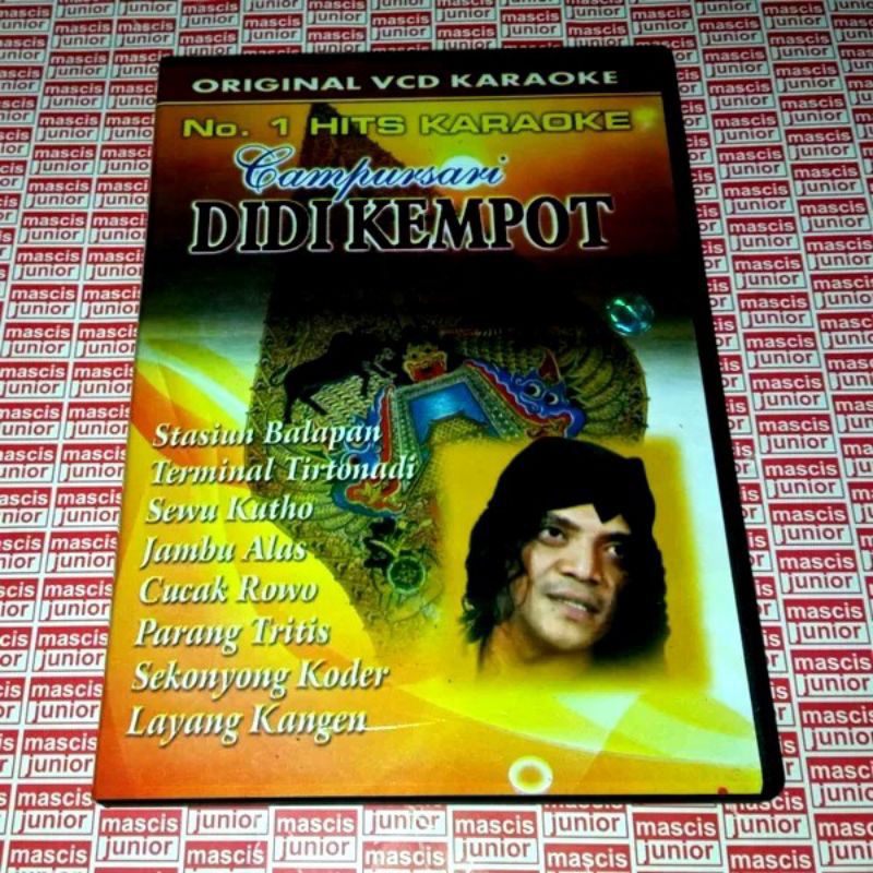 VCD No. 1 Hits Karaoke Campursari - Didi Kempot - Stasiun Balapan V CD ORIGINAL