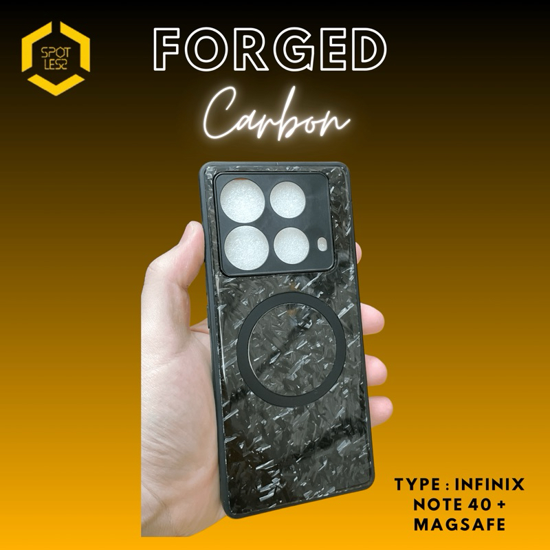 Case Infinix Note 40 Magsafe Forged Carbon