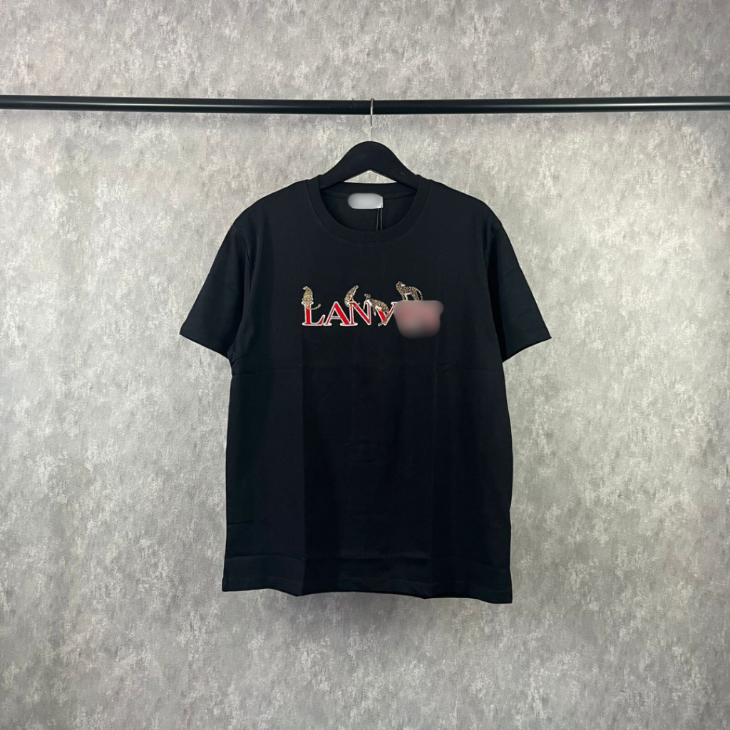 Kaos L`-N306 Motif Hiasan Leopard Unisex Oversize Atasan Pria Oversize Baju Pria Oversize Terkini da