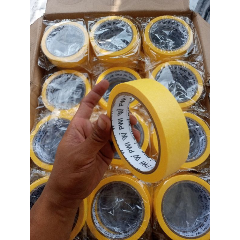 

isolasi kertas||masking tape PWI 24mmx20yard 1 dus 144 pcs